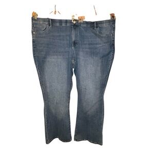 Sonoma Goods For Life Women’s Plus Jeans 30W Blue Bootcut Stretch Denim